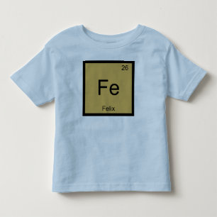 Camiseta De Bebé Tabla periódica de elementos químicos de Felix Nam
