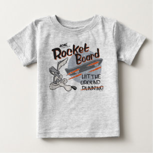 CAMISETA DE BEBÉ TABLERO DE COHETE ACME DE WILE E. COYOTE™