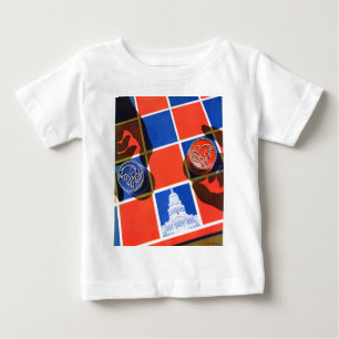 Camiseta De Bebé Tablero de damas de la elección