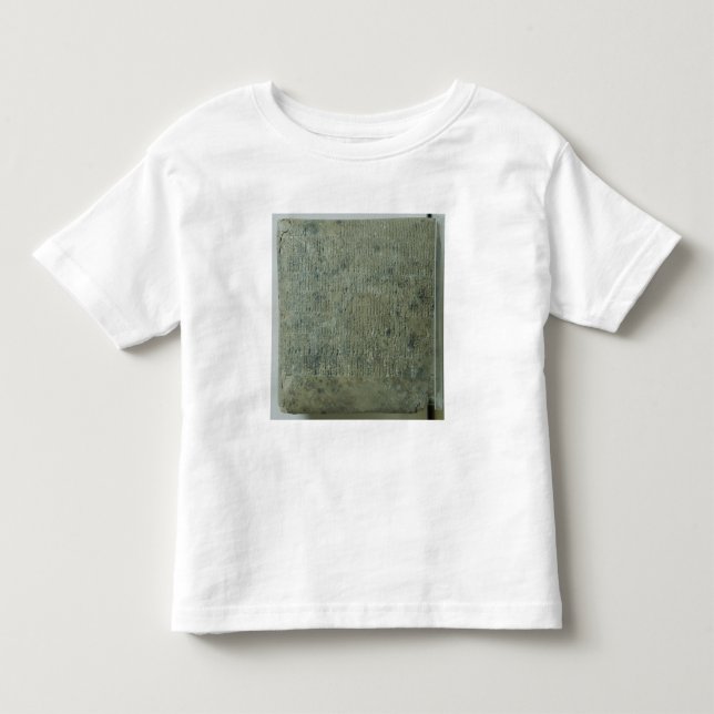 Camiseta De Bebé Tableta con la escritura cuneiforme (Anverso)