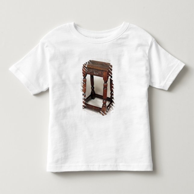 Camiseta De Bebé Taburete común (Anverso)