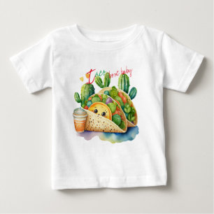 Camiseta De Bebé Taco 'bout Baby Cute Recién nacido Regalo Fiesta