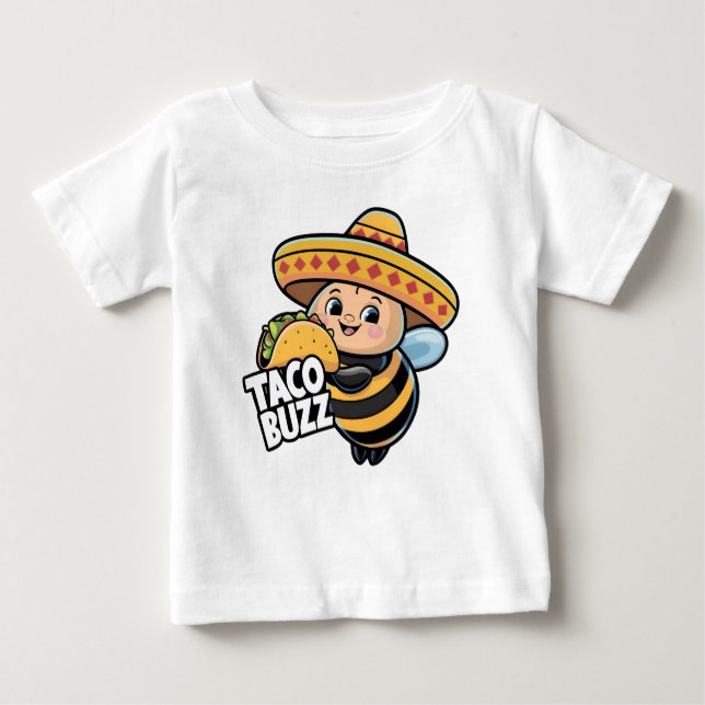 Camiseta De Bebé Taco Buzz Bumble Bee (Anverso)