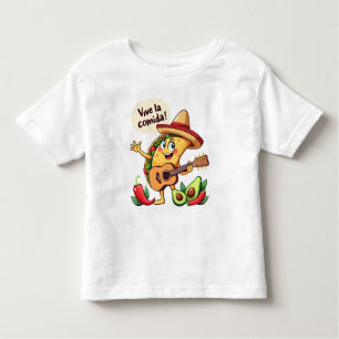 Camiseta De Bebé Taco Fiesta mit Gitarre und hispanischem Flair
