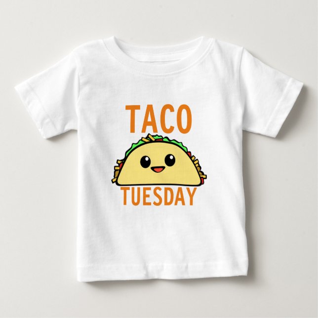 Camiseta De Bebé Taco martes (Anverso)