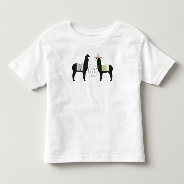 Camiseta De Bebé Taco sobre esto | Nunca te voy a desolar (Anverso)