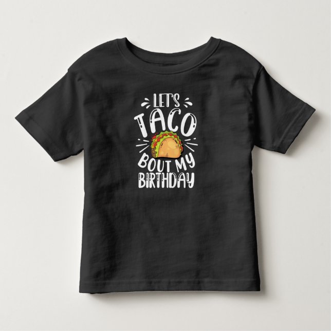 Camiseta De Bebé Taco sobre mi cumpleaños 5 De Mayo Mexicano (Anverso)