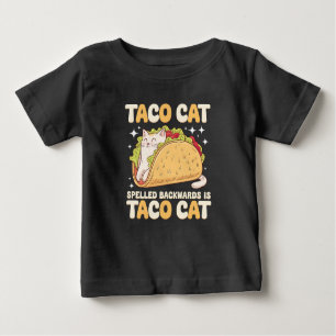 Camiseta De Bebé Tacocat Spelled Backups Taco Cat Mexicano