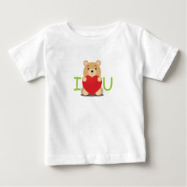 Camiseta De Bebé taddy Lover