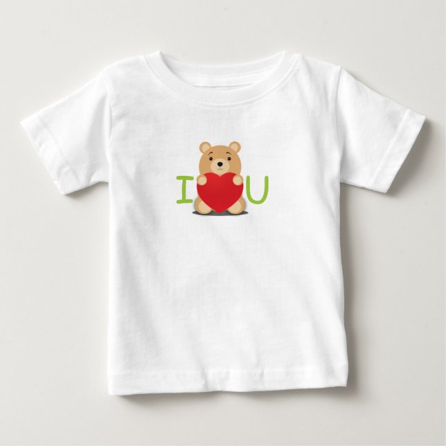 Camiseta De Bebé taddy Lover (Anverso)