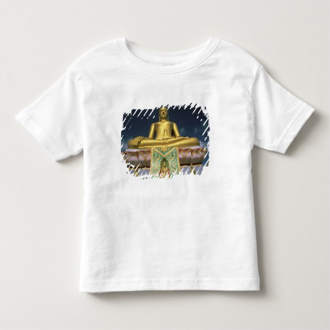 Camiseta De Bebé Tailandia, Isla Koh Samui. Gran Buda. (Anverso)