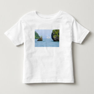Camiseta De Bebé Tailandia, Mar de Andamán. Barco clíper Star Fyer