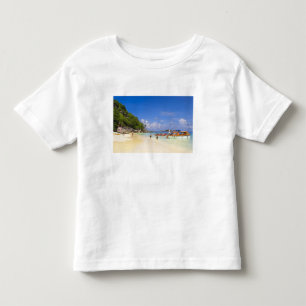 Camiseta De Bebé Tailandia, Mar de Andaman. Pasajeros en tierra fir