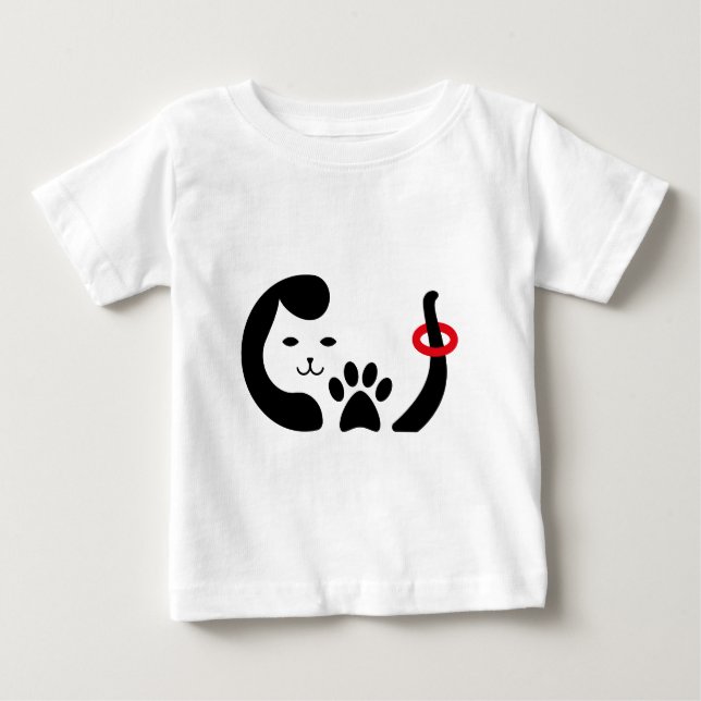 Camiseta De Bebé Talado de la mascota Lover (Anverso)