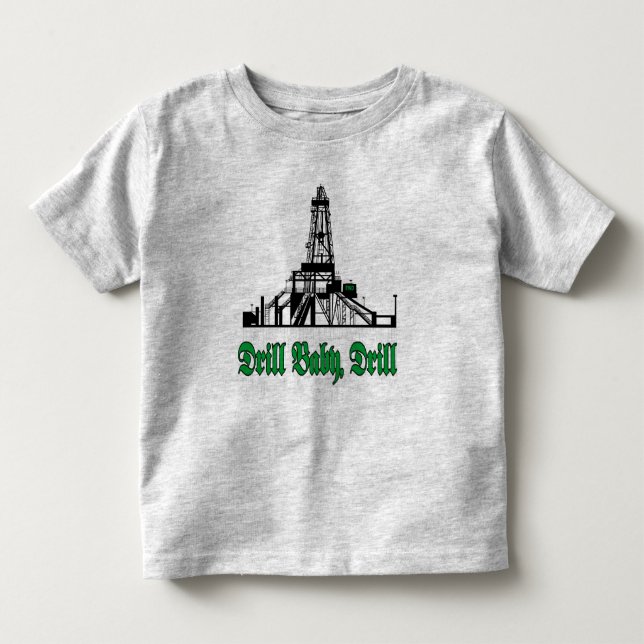 Camiseta De Bebé Taladro del bebé del taladro (Anverso)