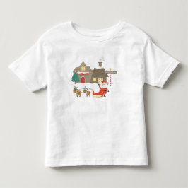 Camiseta De Bebé Taller de Santa Claus - Escena de Navidades