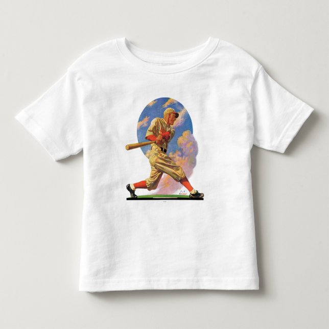 Camiseta De Bebé Talud del béisbol (Anverso)