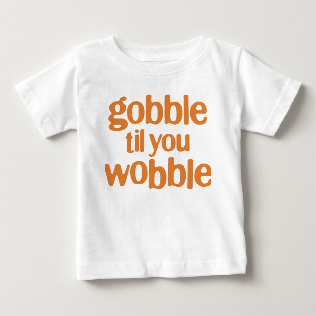 Camiseta De Bebé tambalear hasta que tambaleas (Anverso)