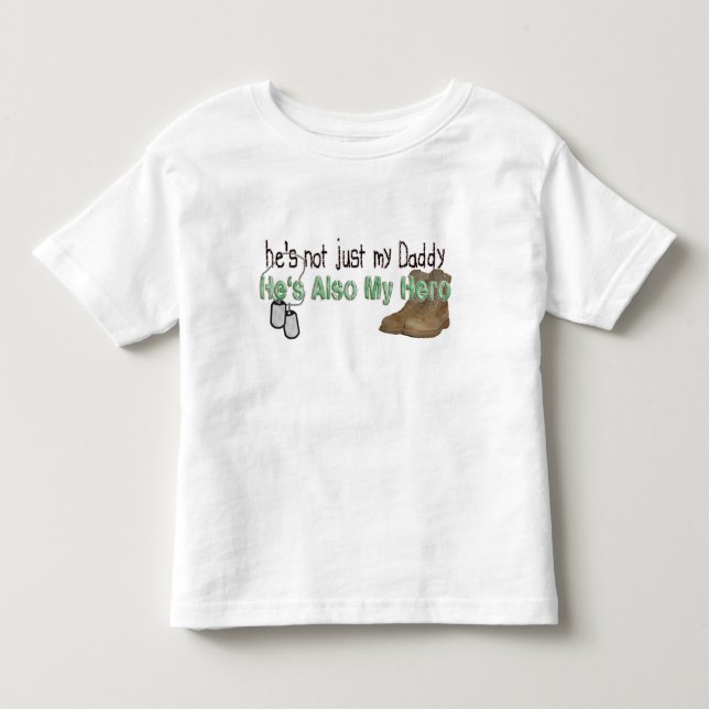 Camiseta De Bebé También es mi héroe (Anverso)
