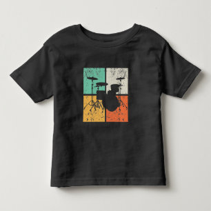 Camiseta De Bebé  Tambor Retro Conjunto Tambor Vintage Tambor Tambo