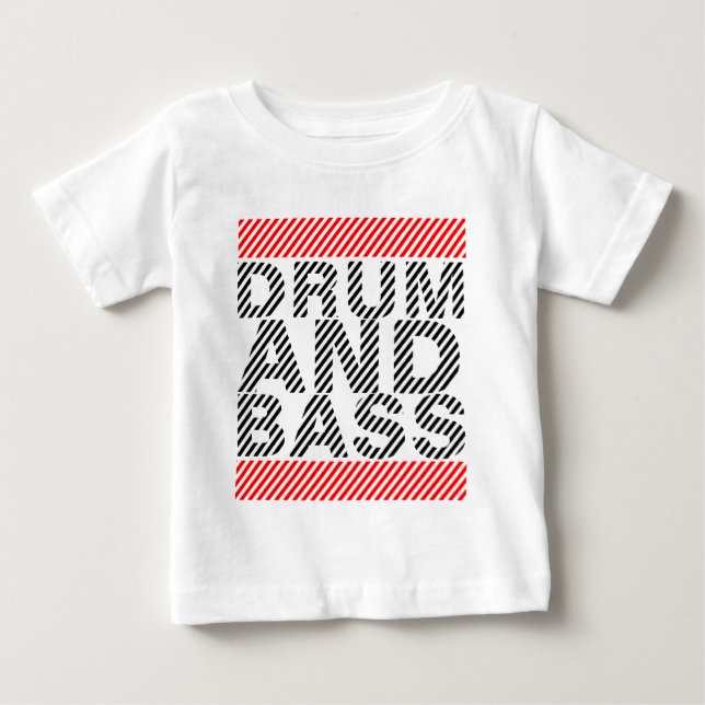 Camiseta De Bebé Tambor y bajo (Anverso)