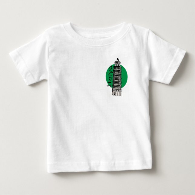 Camiseta De Bebé Tamiseta Básica İtaly (Anverso)