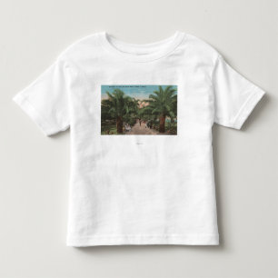 Camiseta De Bebé Tampa, FL - vista de la entrada del parque del