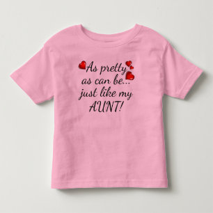 Camiseta De Bebé Tan bonito como puede ser la tía vestido de niña