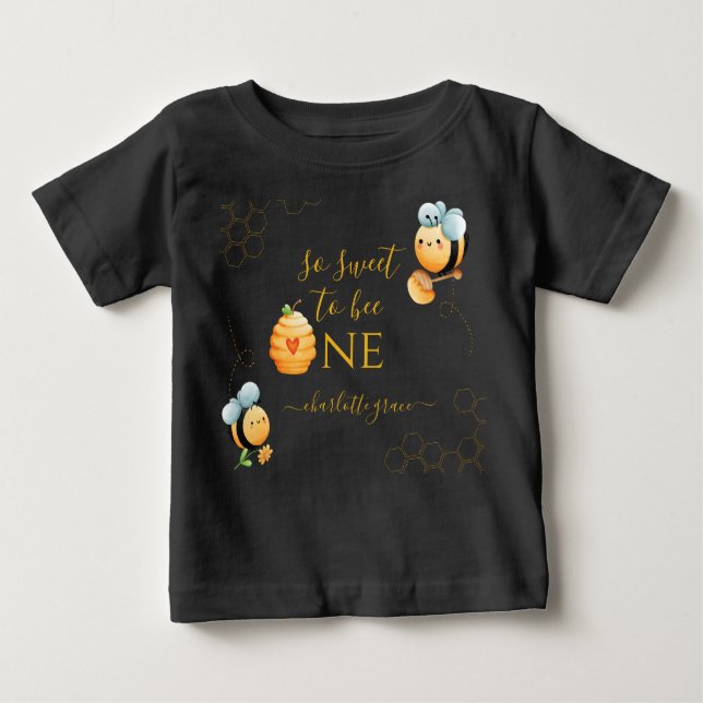 Camiseta De Bebé Tan Dulce Como Ser El Primer Bebé Bodysuit Para El (Anverso)