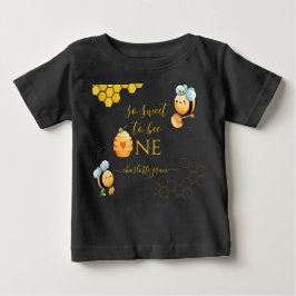 Camiseta De Bebé Tan Dulce Para Ser Una Cumpleaños Abeja