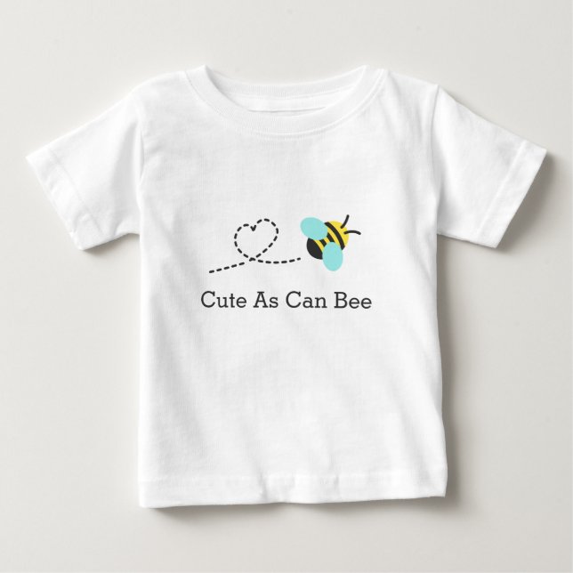 Camiseta De Bebé Tan lindo como pueden ser, traza cardíaca, para be (Anverso)