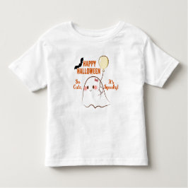 Camiseta De Bebé Tan lindo, es espeluznante chica 1er Halloween Fan