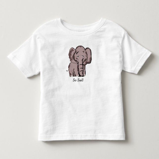 Camiseta De Bebé Tan Triste (Anverso)