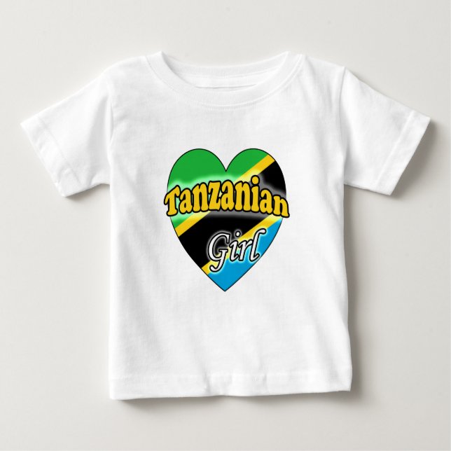 Camiseta De Bebé Tanzanian Girl (Anverso)