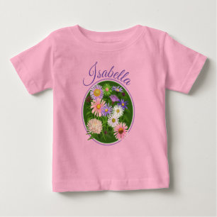 Camiseta De Bebé Tapa floral del bebé - Tamiseta romántica bohemia 
