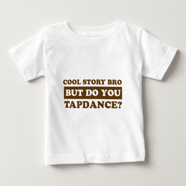 Camiseta De Bebé tapdance la danza (Anverso)
