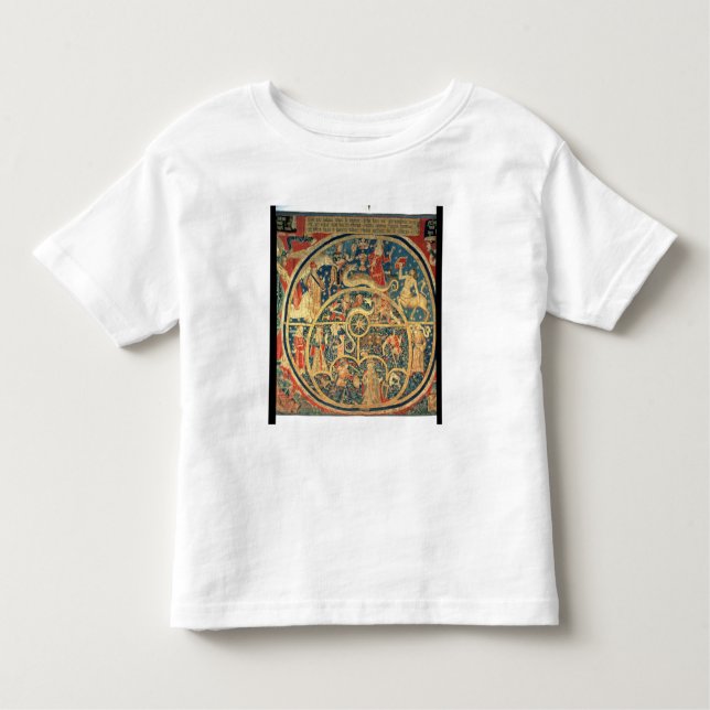 Camiseta De Bebé Tapicería astrológica (Anverso)