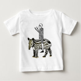 Camiseta De Bebé Tapir del em del paseo