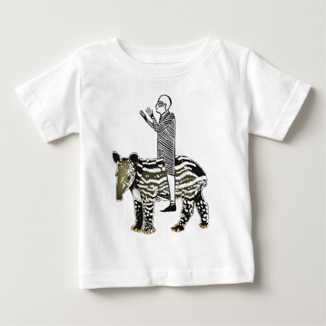 Camiseta De Bebé Tapir del em del paseo (Anverso)
