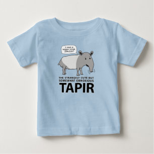 Camiseta De Bebé Tapir divertido y lindo pero desagradable