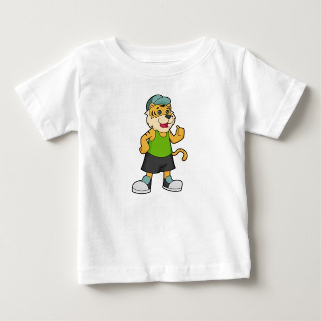 Camiseta De Bebé Tapón de tigre (Anverso)