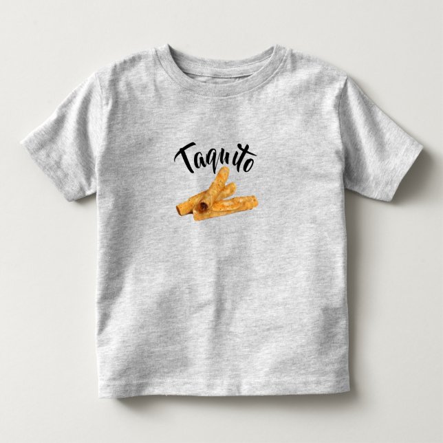 Camiseta De Bebé Taquito pequeño taco niños Texmex Familia divertid (Anverso)