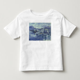 Camiseta De Bebé Tarde en el lago Alfalfa, 1924