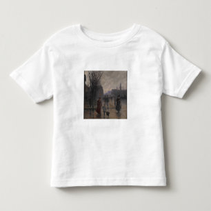 Camiseta De Bebé Tarde lluviosa en la avenida de Hennepin, c.1902