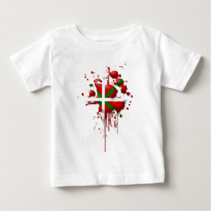Camiseta De Bebé tarea bandera Vasca Euskadi