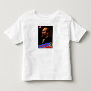 Camiseta De Bebé Tarjeta de béisbol de Chester A. Arthur