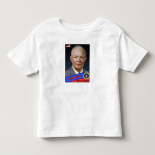 Camiseta De Bebé Tarjeta de béisbol de Dwight D. Eisenhower