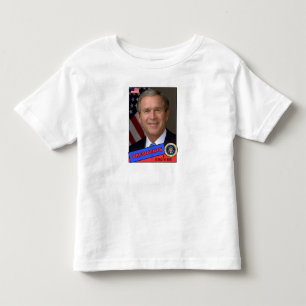 Camiseta De Bebé Tarjeta de béisbol de George W. Bush