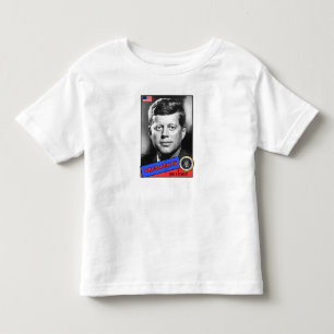 Camiseta De Bebé Tarjeta de béisbol de John F. Kennedy