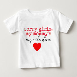 Camiseta De Bebé tarjeta del día de San Valentín de la mamá